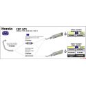 Raccord d'Echappement ARROW décatalysé racing HONDA CBF125 CB125F CBR125R