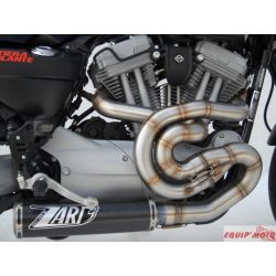 Ligne pot d'Echappement Inox Zard Harley Davidson XR 1200