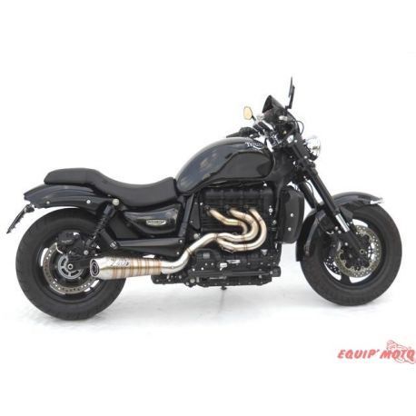 Ligne complete d'Ã©chappement homologuÃ© Zard Triumph Rocket III 2005/2016