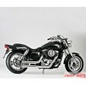 Ligne d'Echappement FALCON homologuÃ© catalysÃ© SUZUKI VL800 INTRUDER + VOLUSIA