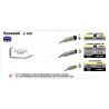 Echappement ARROW STREET THUNDER KAWASAKI 250 300 R NINJA 2013-2016 Z300 2013-2016 9