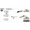 Echappement ARROW REFLEX KYMCO 400 XCITING 2012-2016 1