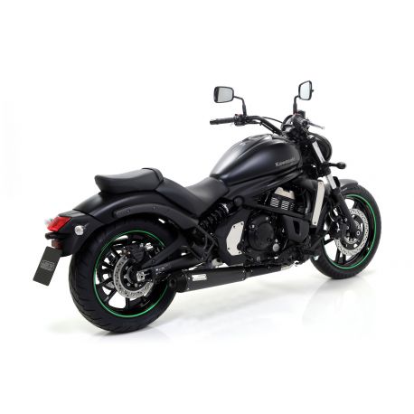 exhaust arrow rebel dark kawasaki vulcan s 650