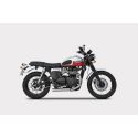 Ligne d'Echappement Zard cross racing TRIUMPH BONNEVILLE SCRAMBLER THRUXTON 2008-2016 Ã  injection