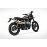 Ligne d'Echappement Zard special edition homologuÃ© TRIUMPH SCRAMBLER 2008-2016 Ã  carbu 0