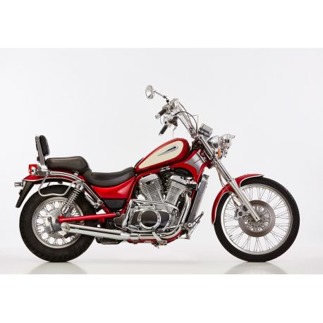 Echappement custom FALCON CROMO LINE SUZUKI VS600 VN51B / 750 INTRUDER VR51A/B / VS800 INTRUDER VS52A/B