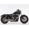 Echappement custom FALCON GROOVE NOIR HARLEY DAVIDSON XL883 SPORTSTER XL1200 SPORTSTER 2014-2016 2