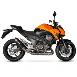 Pot d'échappement SCORPION SERKET TAPER RED POWER KAWASAKI Z800E 2013-2016