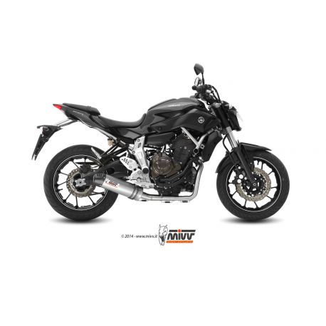 ligne complète Echappement MIVV OVAL YAMAHA MT 07 