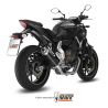 ligne complète d'Echappement MIVV GP position haute YAMAHA MT-07  0