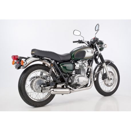Echappement SHARK RETRO dÃ©catalysÃ© KAWASAKI W800 W650 1999-2016