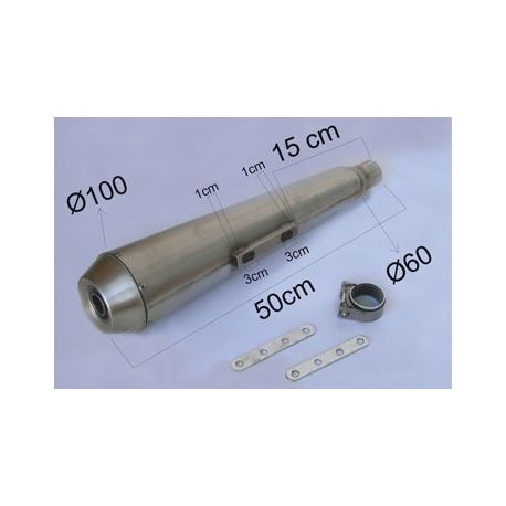 Echappement moto UNIVERSEL MARVING diamètre 40-43-45mm Echappement moto UNIVERSEL MARVING diamètre 40-43-45mm