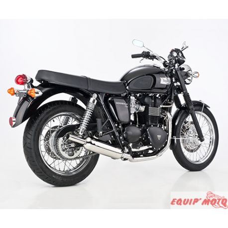 Echappement SHARK RETRO CLASSIC catalysÃ© TRIUMPH BONNEVILLE THRUXTON