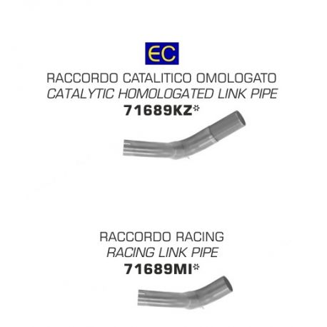 Raccord d'Echappement homologué Arrow Benelli TRK 502