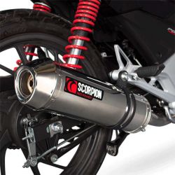 Pot d'échappement SCORPION OVAL HONDA CB125F 2015-2018