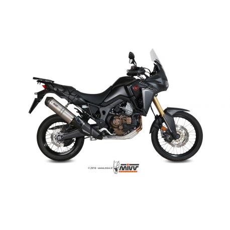 Echappement MIVV OVAL HONDA CRF1000L AFRICA TWIN 2016-2018