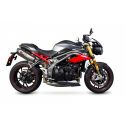 Echappement SCORPION Serket Position haute TRIUMPH 1050 SPEED TRIPLE 2016-2018