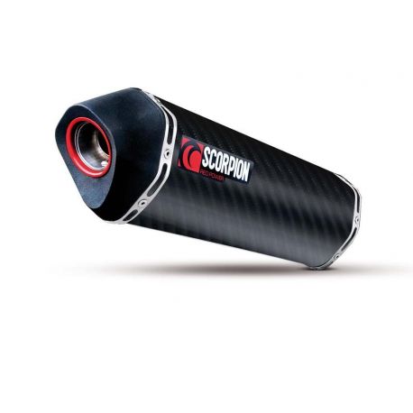 Echappement SCORPION SERKET RED POWER KAWASAKI Z1000 2007-2009