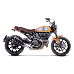 Pot d'échappement LEOVINCE GP DUAL CATALYSE DUCATI SCRAMBLER 2015-2016