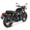 Echappement LEOVINCE CLASSIC RACER TRIUMPH BONNEVILLE T100 865 2016-2017 0