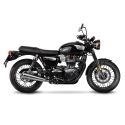Echappement LEOVINCE CLASSIC RACER TRIUMPH BONNEVILLE T100 865 2016-2017