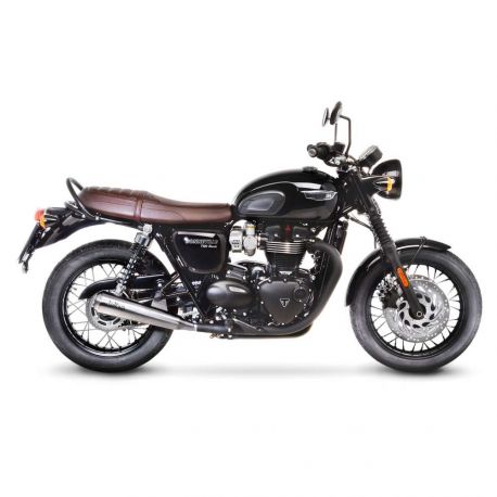 Echappement LEOVINCE CLASSIC RACER TRIUMPH BONNEVILLE T120 1200 2016-2017