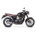 Echappement LEOVINCE CLASSIC RACER TRIUMPH BONNEVILLE T120 1200 2016-2017
