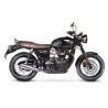 Echappement LEOVINCE CLASSIC RACER TRIUMPH BONNEVILLE T120 1200 2016-2017 1