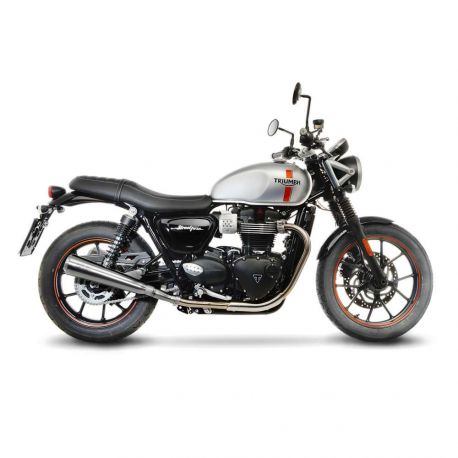 Echappement LEOVINCE CLASSIC RACER TRIUMPH STREET TWIN 900 2016-2017
