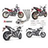 Ligne d'echappement AKRAPOVIC HONDA CB650F et CBR650F 2014-2016 0