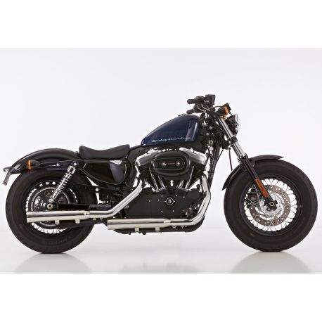 Echappement Falcon Double GROOVE Harley Davidson Sportster XL 883 L / N / R 2014-2016 XL 1200 C / CA / CB / V / X / T 2014-2016