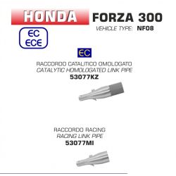 Raccord pot d'Echappement ARROW pour HONDA 300 FORZA 2018-2020