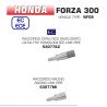 Raccord de silencieux HOMOLOGUE ARROW pour HONDA 300 FORZA 2018-2020 1