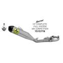 Ligne complete d''Echappement ARROW mx competition YAMAHA YZF 450 2018-2019