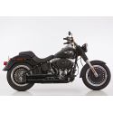 Ligne complete d'Echappement Falcon Double GROOVE Harley Davidson Softail Fat Boy / Fat Boy Low / Standard / Heritage Classic /