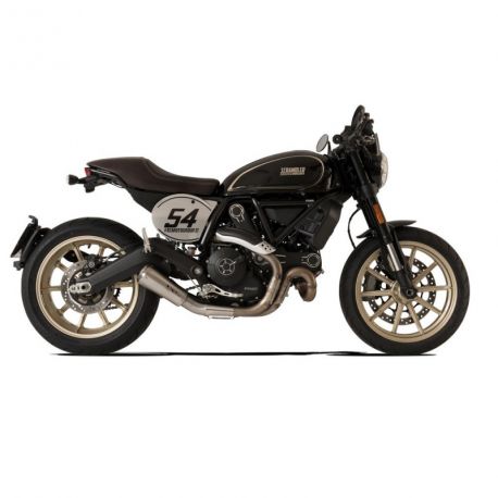 Echappement HP CORSE GP07 DUCATI 800 SCRAMBLER 2015-2017 avec grille MOTO GP