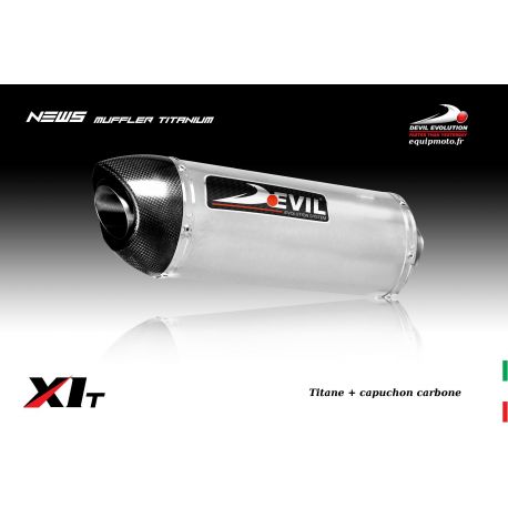 Ligne d'Echappement DEVIL evolution en inox pour BMW S1000RR 2011-2014