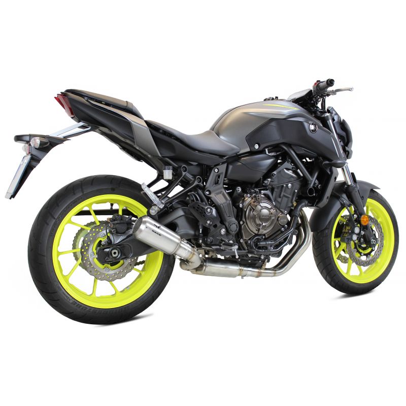 pot d'Echappement IXRACE avec double silencieux IXRACE DC1 look moto GP  YAMAHA MT-125 chez echap'moto