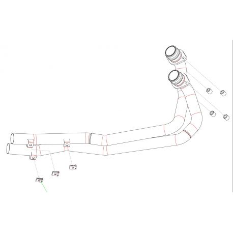 Collecteur d'Echappement ARROW racing YAMAHA XTZ 750 SUPER TENERE 1989-1994