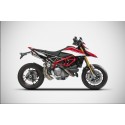 Echappement homologué Zard Ducati Hypermotard 950 2019-2020
