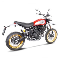Pot d'Echappement LEOVINCE LV-10 DUCATI 800 SCRAMBLER Desert Sled 2017-2020