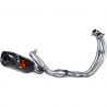 Ligne complete d'Echappement racing AKRAPOVIC RACING LINE YAMAHA MT 07 XSR 700 MT 07 TRACER 5