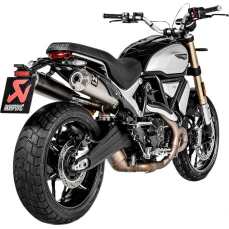 Echappement AKRAPOVIC DUCATI 1100 SCRAMBLER 2018-2020