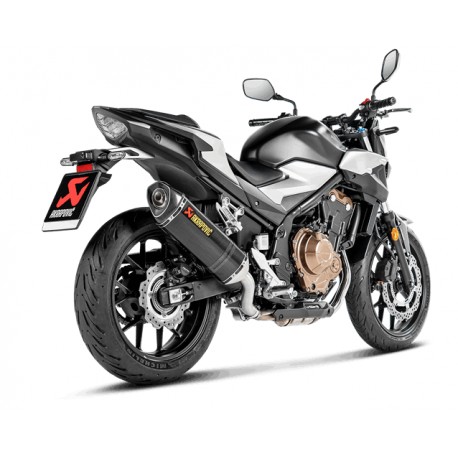 Echappement AKRAPOVIC HONDA CB400X CB500X CB500F CBR400R CBR500R 2019-2020