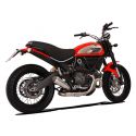 Echappement HP CORSE GP07 DUCATI 800 SCRAMBLER 2015-2017 avec serpentin et grille MOTO GP