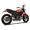 Echappement HP CORSE GP07 DUCATI 800 SCRAMBLER 2015-2017 avec serpentin et grille MOTO GP 0