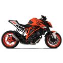 Echappement HP CORSE GP07 KTM 1290 SUPERDUKE 2014-2017 avec grille look moto GP