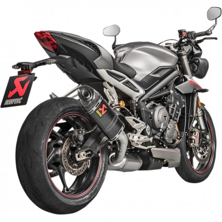 Échappement AKRAPOVIC TRIUMPH 765 STREET TRIPLE 2020