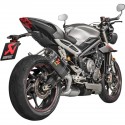 Échappement AKRAPOVIC TRIUMPH 765 STREET TRIPLE 2020