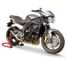 Echappement HP CORSE HYDROFORME position basse TRIUMPH 675 STREET TRIPLE 2007-2012 1